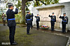 Des gerbes ont été déposées devant la stèle située à la Cité policière Grand-Duc Henri au Findel, ainsi qu’au monument de la force publique au Kanounenhiwwel. (Photos : police grand-ducale)