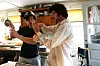 Matt Johnson dirige Dominic Sessa sur le tournage de son dernier film, Tony.