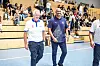 Accompagné du président de la FLH, Romain Schockmel, Didier Dinart a remis la SuperCoupe aux Red Boys.