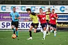 Dauriac a beau se démener, il n'échappera pas à Ewert, intransigeant samedi sur la pelouse de Niederkorn.