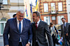 Le ministre ukrainien des Affaires étrangères, Andrii Sybiha, a été reçu lundi par son homologue Xavier Bettel.