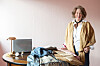 Sabine Lehot a fondé au Luxembourg sa marque de textile. (Photos : julien garroy)