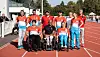 Katrin Kohl (à d.) et la délégation luxembourgeoise ont participé pour la première fois à la Coupe des Régions.