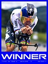 Remco Evenepoel était encore une fois seul au monde sur le chrono.