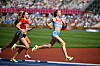 Vera Bertemes-Hoffmann, ici en action aux championnats d'Europe de Birmingham, sa dernière sortie internationale sur piste, cet été.