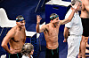 Ralph Daleiden et Finn Kemp ont le sourire : les relayeurs viennent de pulvériser l'ancien record national du 4x100 m nage libre.