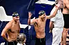 Ralph Daleiden et Finn Kemp ont le sourire : les relayeurs viennent de pulvériser l'ancien record national du 4x100 m nage libre.
