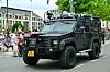L'unité spéciale de la police est intervenue sur les lieux. Une présence d'armes était suspectée. (Photo d'