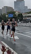 Lucas Cambresy en route vers sa 21e place, en Chine.