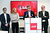Le LSAP, représenté ici par Ben Polidori, Taina Bofferding, Franz Fayot et Georges Engel, soutient l’individualisation de l’imposition, mais dénonce le caractère «injuste» de la réforme gouvernementale.