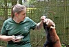 Maxime Stalter et soigneuse et gardienne animalière depuis dix ans au Parc Merveilleux. (photos Hervé Montaigu)