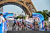 Christine Majerus (à d.), gênée par la chute, n’a pas pu défendre ses chances.