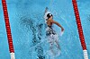 Ledecky a remporté la finale en 8 min 11 sec 04, devançant l'Australienne Ariarne Titmus (8:12.29), qui avait remporté le 400 m samedi.