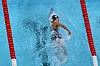 Ledecky a remporté la finale en 8 min 11 sec 04, devançant l'Australienne Ariarne Titmus (8:12.29), qui avait remporté le 400 m samedi.
