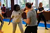 Une séance de krav-maga spécifique au self-défense.