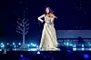 Eva Marija a interprété sur la scène de l'Eurovision sa chanson «Mother Nature».