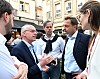 Christophe Hansen (à d.) peut - pour l'instant - compter sur le soutien du Premier ministre, Luc Frieden (à g.) pour devenir commissaire européen.