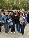 Aiko et ses amies Marion, Kim et Isa.