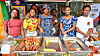 La communauté congolaise proposait de délicieux beignets, du maïs et des brochettes de poulet.