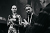 Le réalisateur Andrius Blaževičius et l'actrice luxo-lituanienne Gintarė Parulytė présentant le film au public du LuxFilmFest.