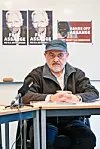 Viktor Dedaj, cofondateur du Comité de soutien à Julian Assange.