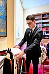 Marc est l’officiant officiel du Grand-Duc Henri depuis quatre ans.