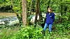 «Pour améliorer la qualité écologique d’un cours d’eau, il faut que tous les riverains sans exception s’impliquent», explique Carole Molitor. (Photos : erwan nonet)