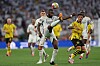 Antonio Rüdiger, le défenseur du Real Madrid s'est blessé en fin de match contre la Suisse, se tenant l'arrière de la cuisse droite.