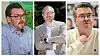 De g. à dr. : Christophe Knebeler (LCGB), Roberto Mendolia (Aleba) et Frédéric Krier (OGBL).