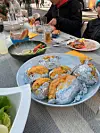 Pommes de terre farcies, boulettes de viande, pois chiches massala ou encore bacalhau, il y en avait pour tous les goûts.