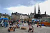 La ville se transforme en terrain de jeux pour les plus petits.